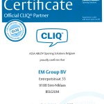 EM Group is eCLIQ gecertificeerd voor 2024 en 2025!